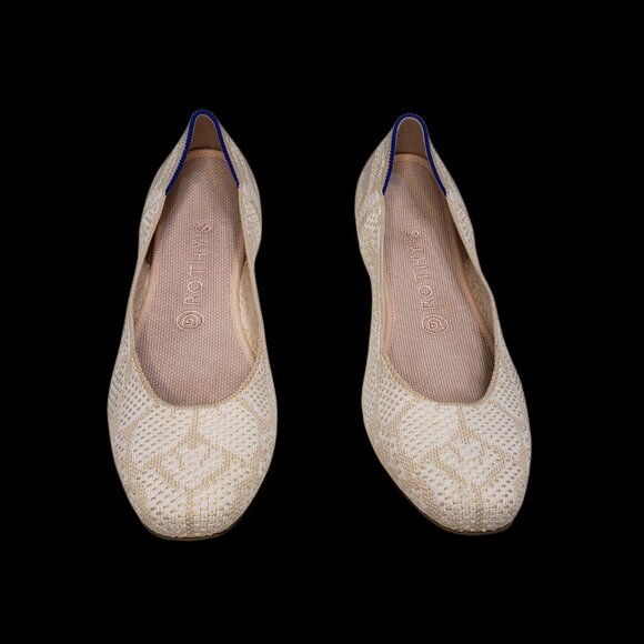 Rothy's Cream Women's Flats Size 9.5 - Picture 1 of 7